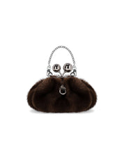 CLUTCH PASTICCINO MINI TUBO MARRONE MAX MARA WEEKEND