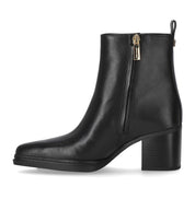 MICHAEL KORS LEX BLACK HEELED ANKLE BOOT