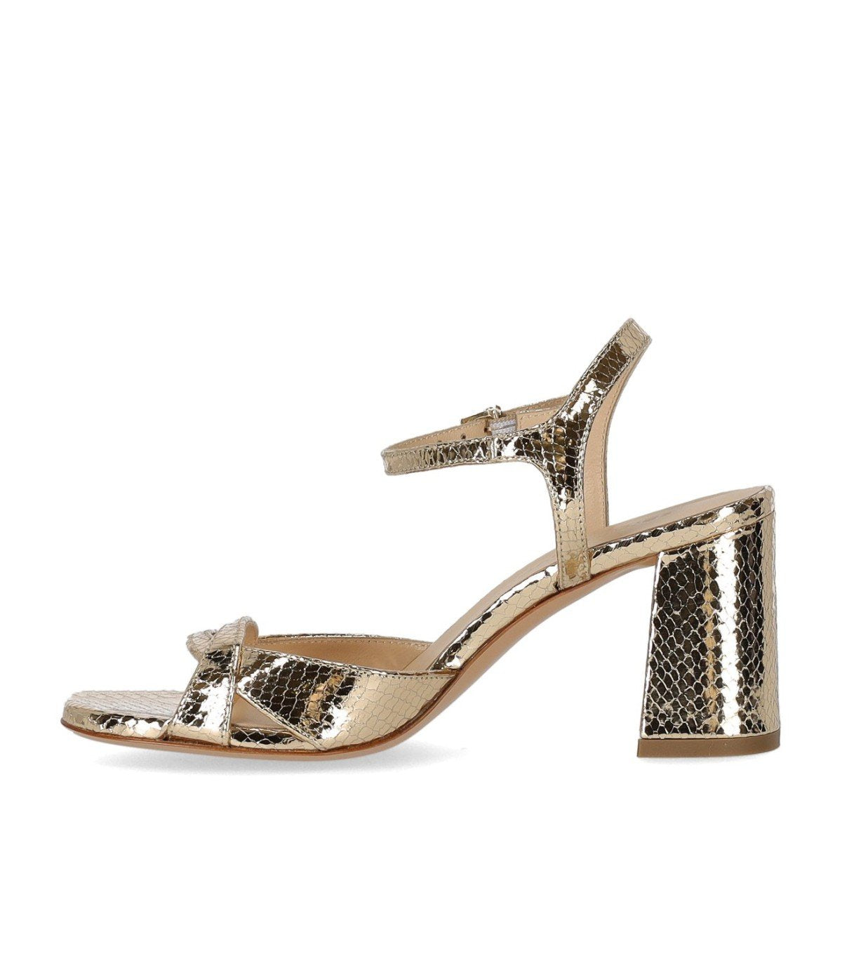 SERGIO LEVANTESI GLENDA GOLD HEELED SANDAL
