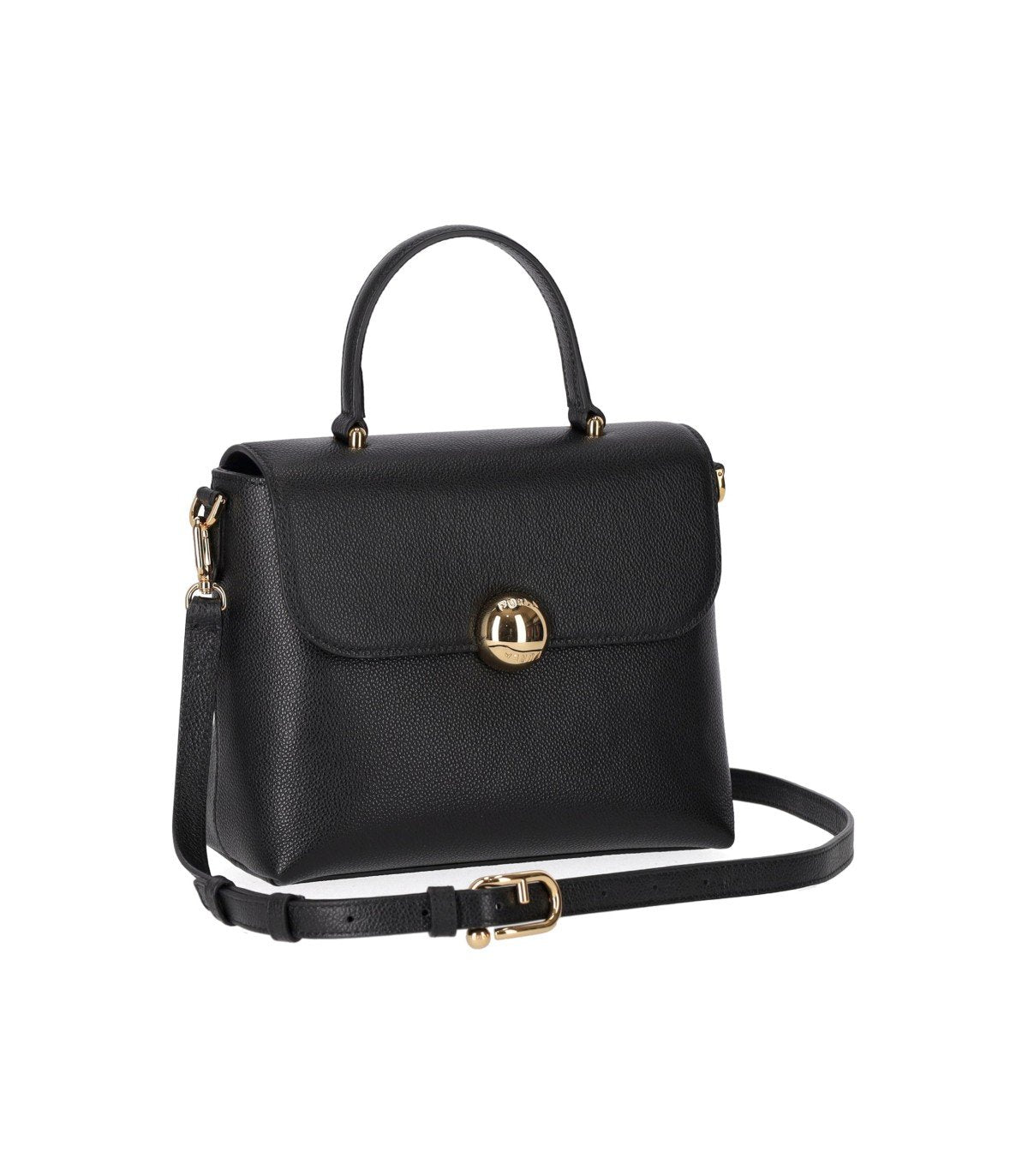 FURLA MOONLIGHT S BLACK HANDBAG