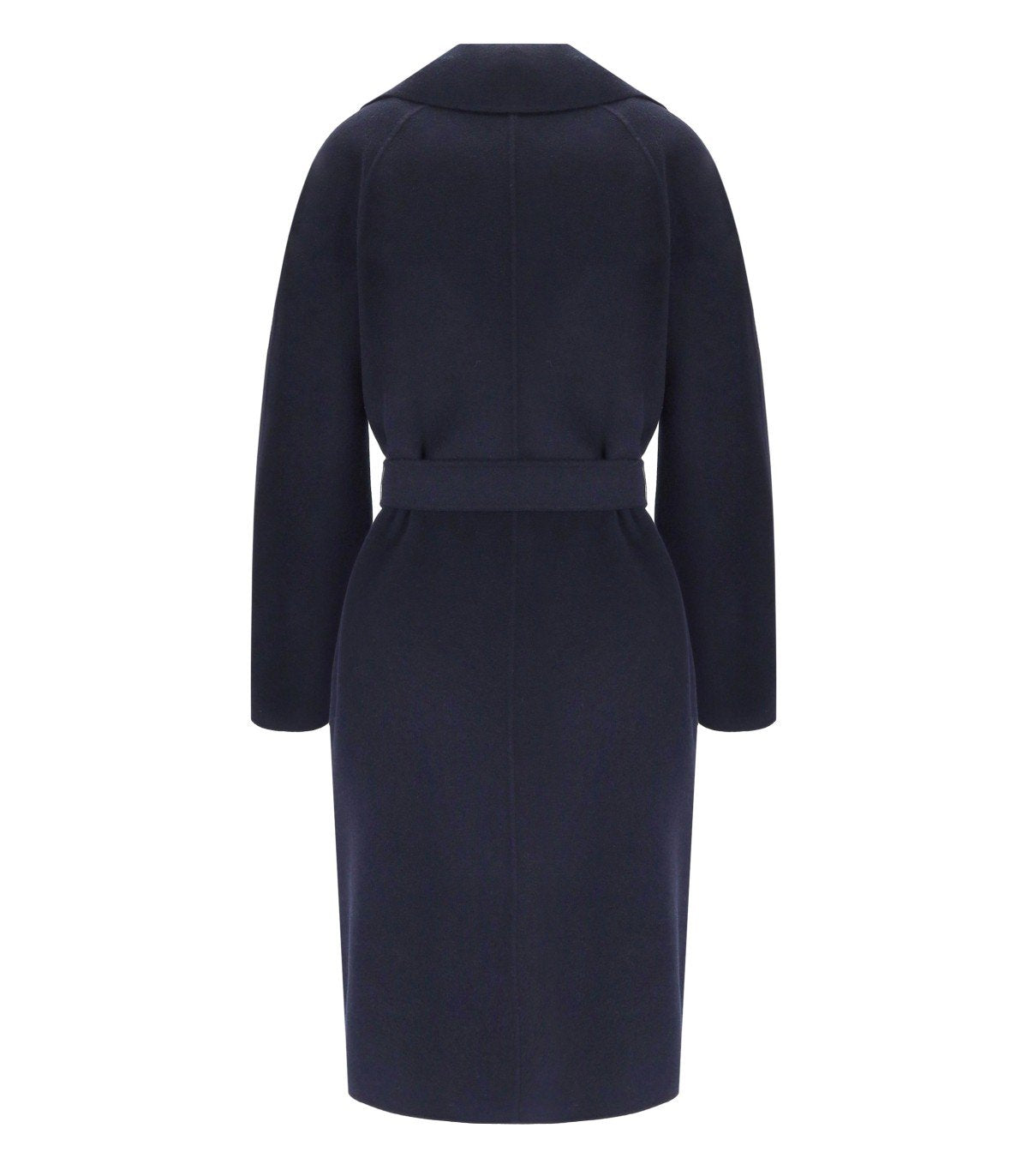 MAX MARA WEEKEND CIVADA BLAUER MANTEL MIT GÜRTEL