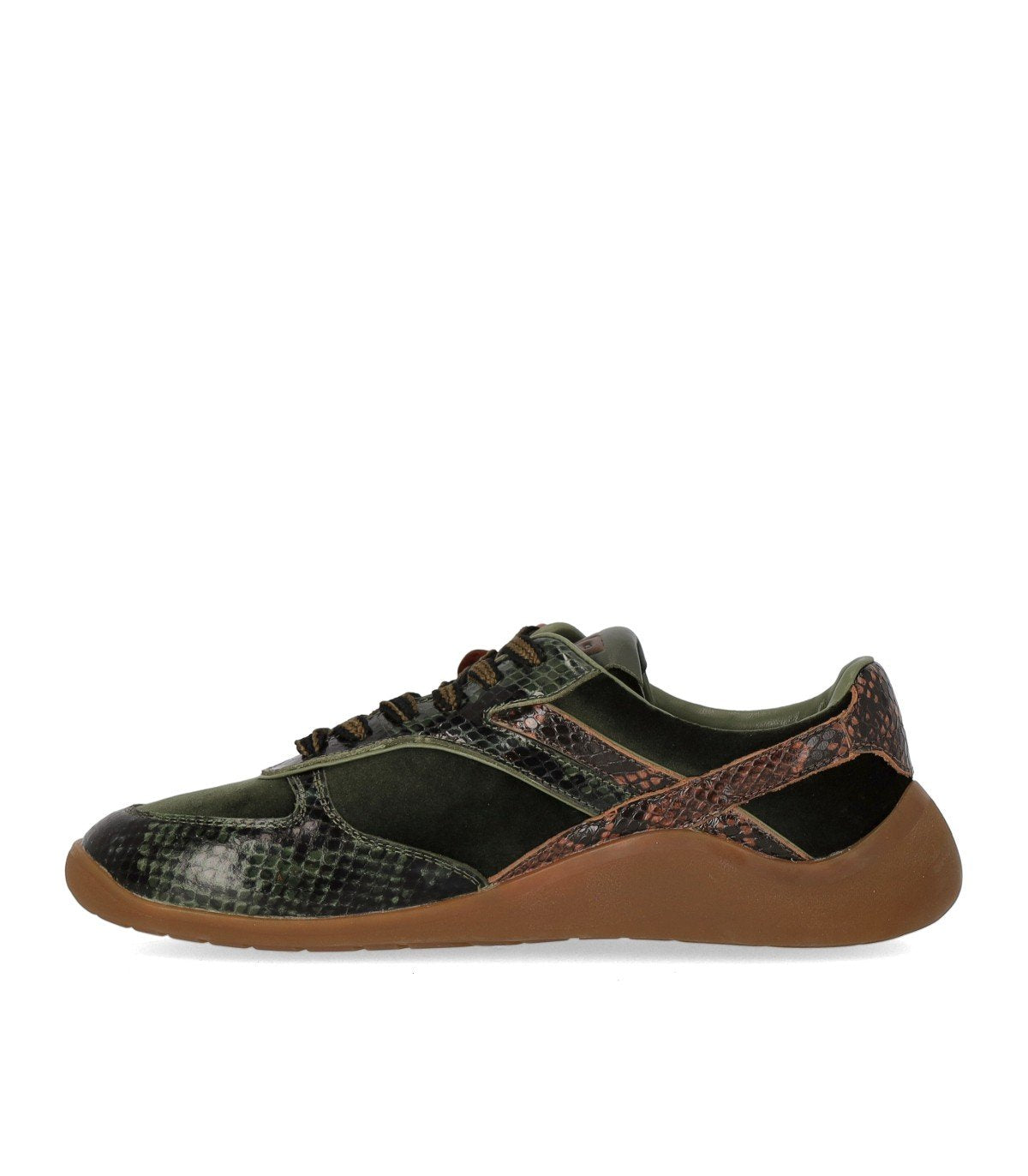 BASKETS WAVE VELOURS VERT 3P
