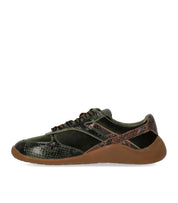 BASKETS WAVE VELOURS VERT 3P