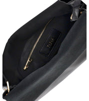 FURLA DOMUS M BLACK SHOULDER BAG