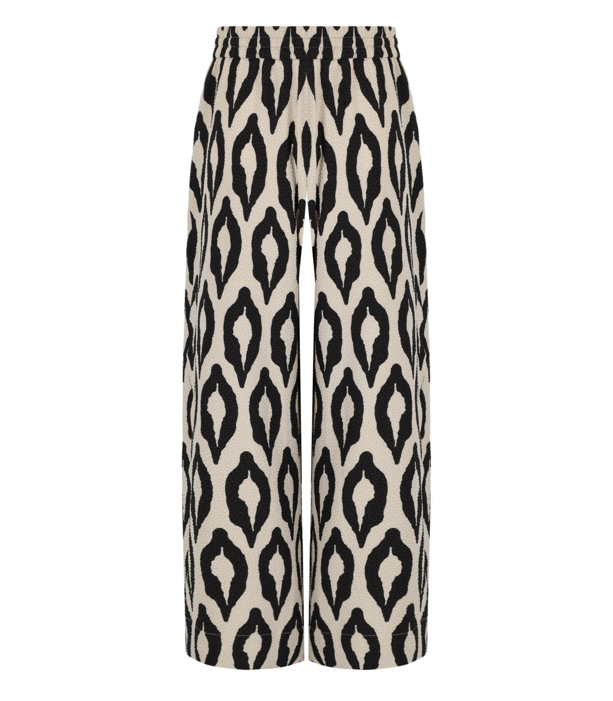 PANTALONE KONTENT BIANCO NERO ESSENTIEL ANTWERP