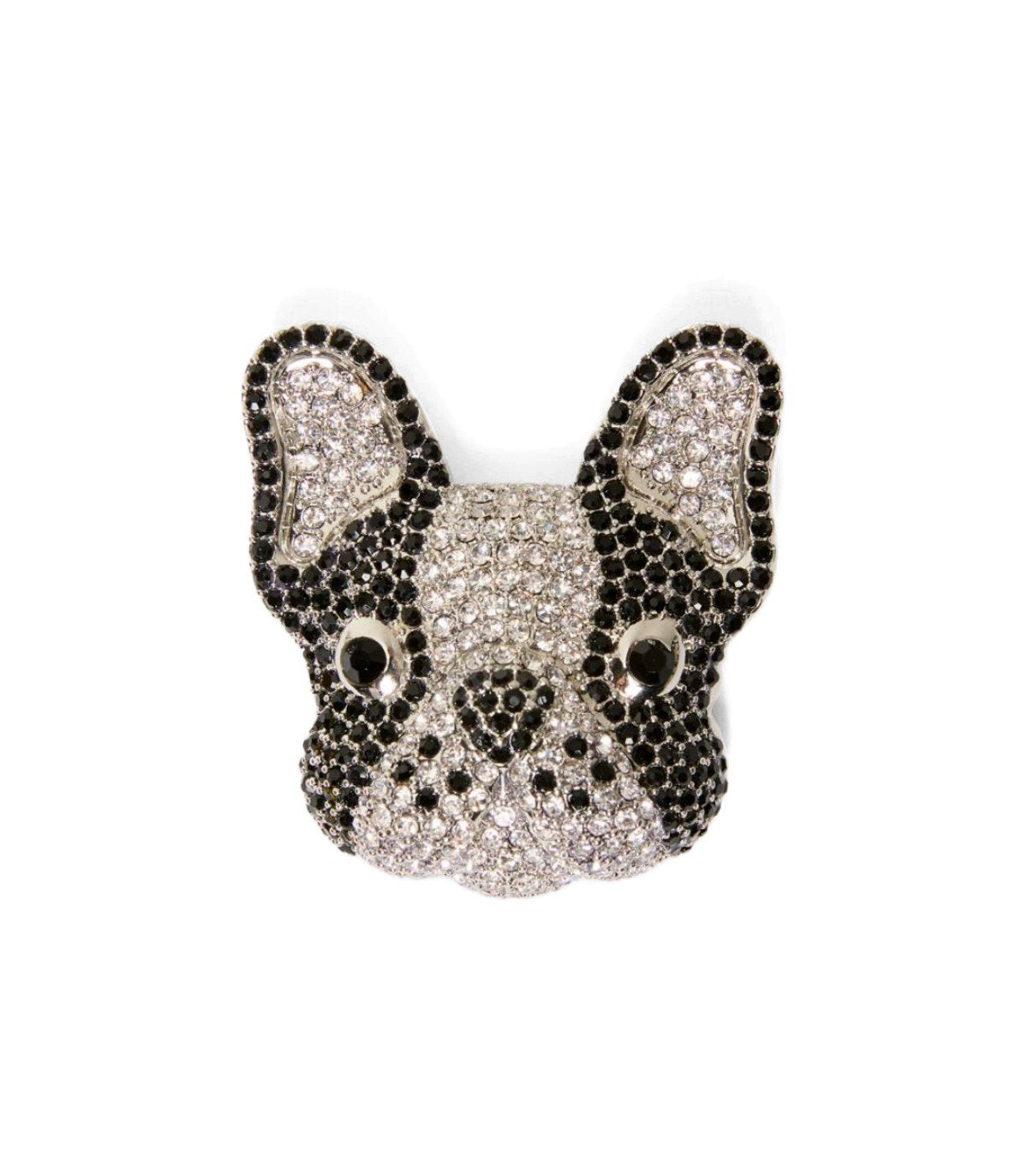 MAX MARA WEEKEND PERLE BULLDOG SCHWARZ UND WEISS STIFT