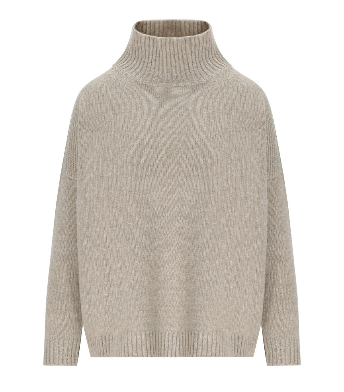 MAX MARA WEEKEND BORGIA BEIGE TURTLENECK SWEATER