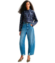 ESSENTIEL ANTWERP ILILLY BLAUW OVERHEMD