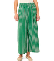 PANTALONE A RIGHE CRESTA BIANCO VERDE MAX MARA WEEKEND