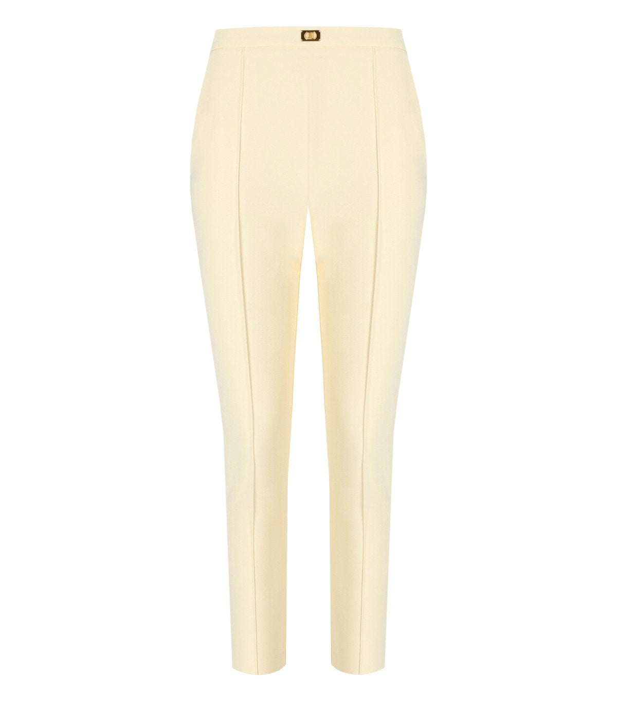 ELISABETTA FRANCHI LEMONADE TROUSER WITH LOGO