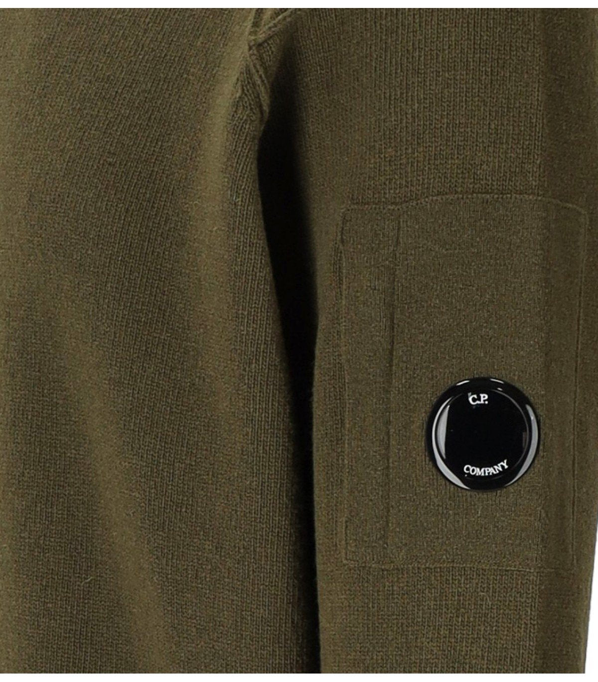 C.P. COMPANY GRS IVY GREEN CREWNECK JUMPER