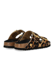 CIABATTA ARIZONA FUR HEX LEOPARDATE NATURAL BIRKENSTOCK