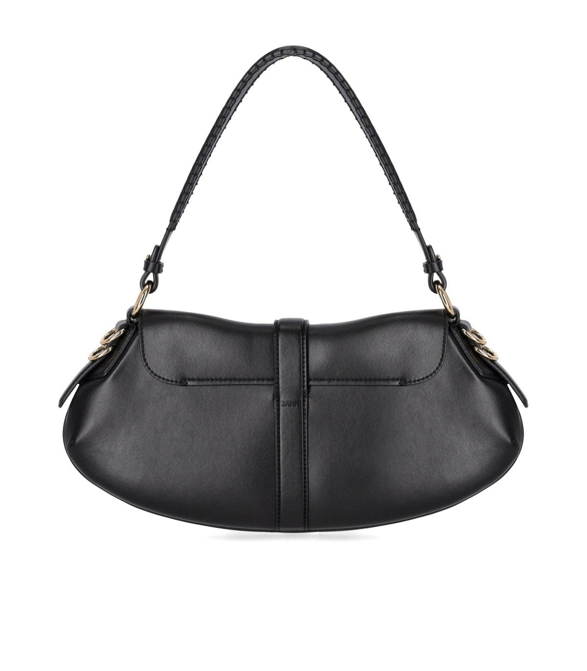 GANNI KAT BLACK BAGUETTE BAG