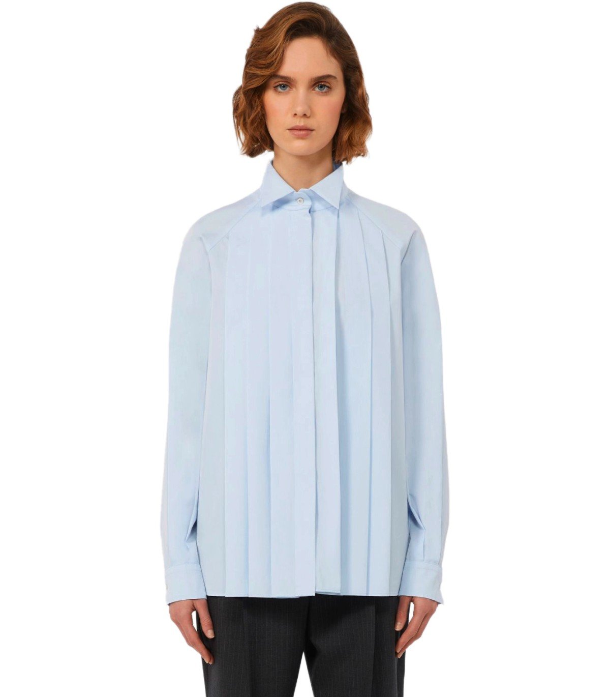 MAX MARA WEEKEND ACANTO LICHTBLAUWE OVERHEMD