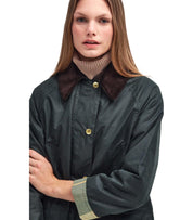 BARBOUR BEADNELL SALBEIGRÜNE LANGE JACKE