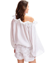 ESSENTIEL ANTWERP HAQUIRI WHITE BLOUSE