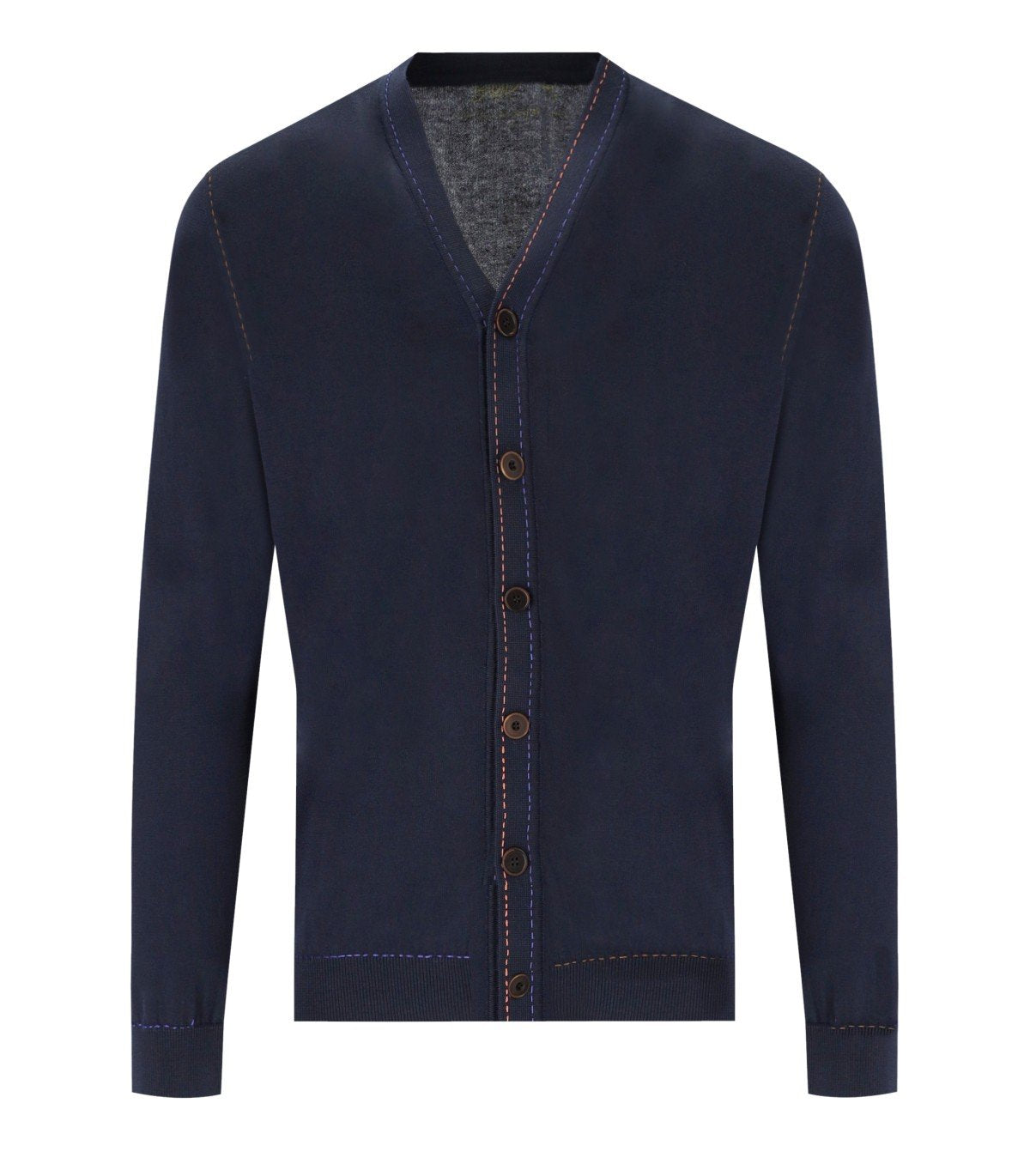 BOB SPOKE DARK BLUE CARDIGAN