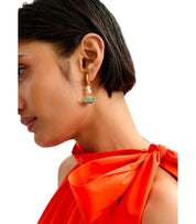 ESSENTIEL ANTWERP JOLAN GOLD EARRINGS