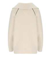 MAX MARA WEEKEND BALLATA ELFENBEIN SWEATSHIRT
