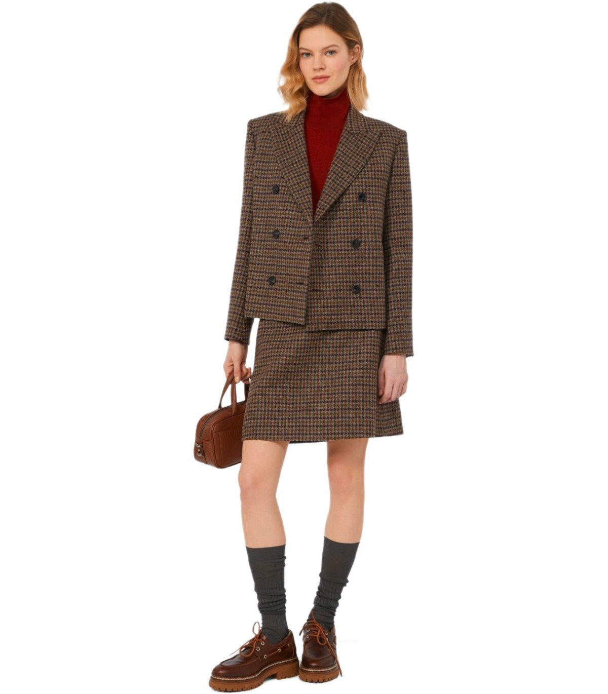 BLAZER DOPPIOPETTO GERUSIA MARRONE MAX MARA WEEKEND