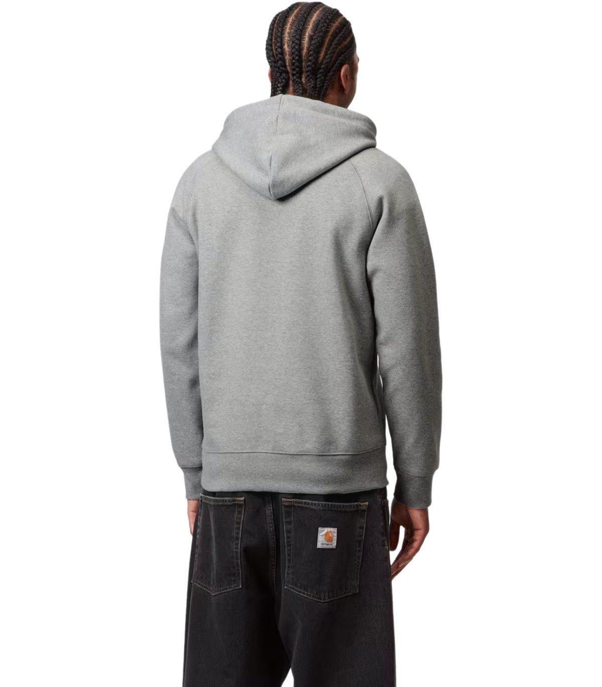 CARHARTT WIP CHASE GREY HOODIE