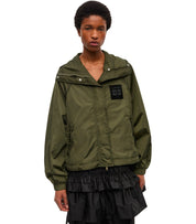 GANNI GREEN HOODED JACKET