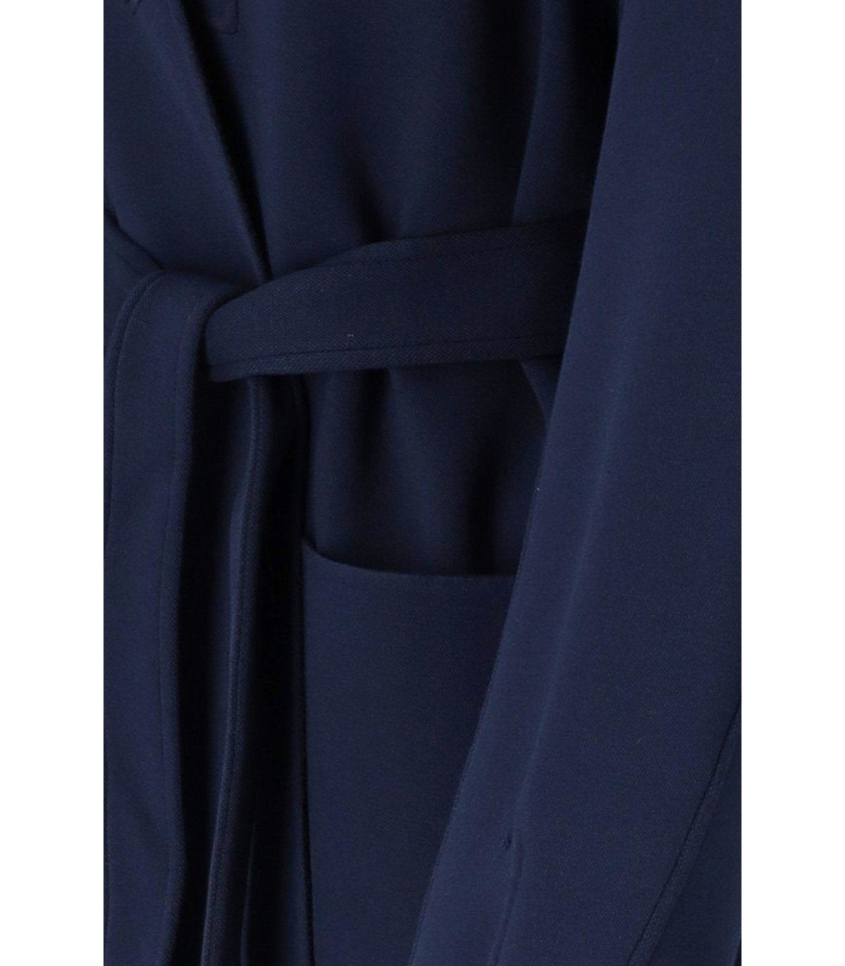 MM MAX MARA DILETTA BLAUER MANTEL MIT GÜRTEL