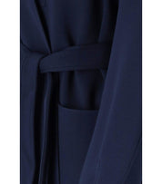 MM MAX MARA DILETTA BLAUER MANTEL MIT GÜRTEL