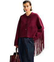 ESSENTIEL ANTWERP ISTERN BURGUNDY VEST