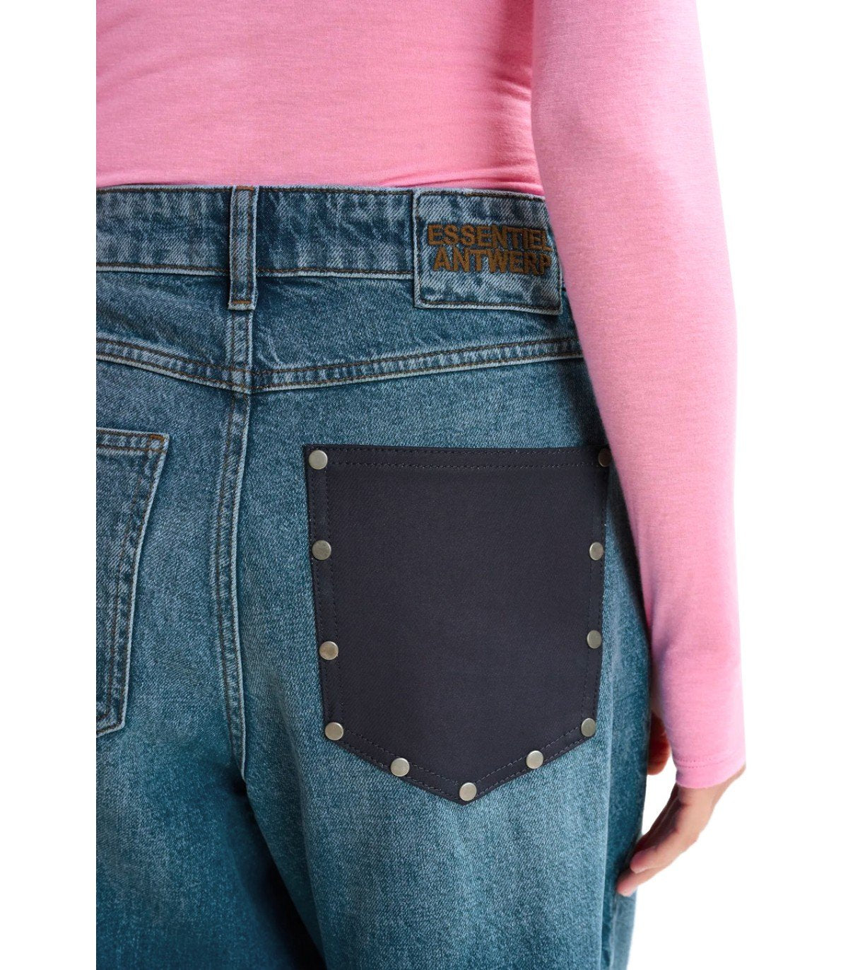 ESSENTIEL ANTWERP JEE PATCHWORK BLAUE JEANS