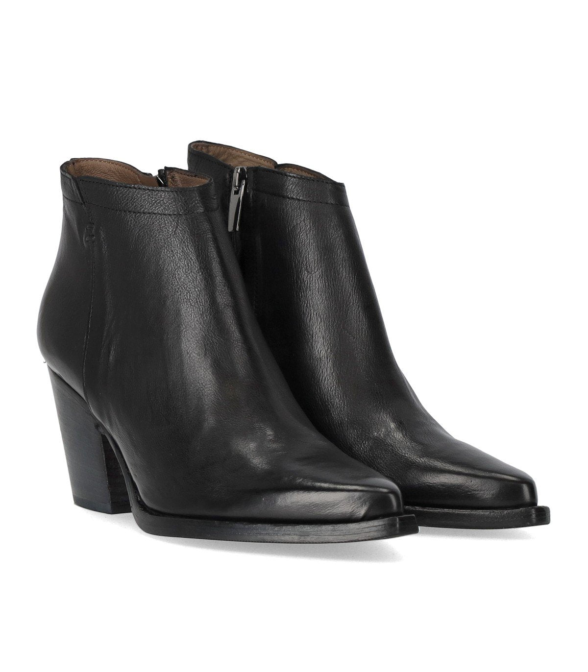 DUCCIO DEL DUCA BLACK TEXAN ANKLE BOOT