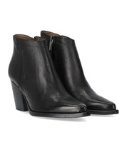 DUCCIO DEL DUCA BLACK TEXAN ANKLE BOOT