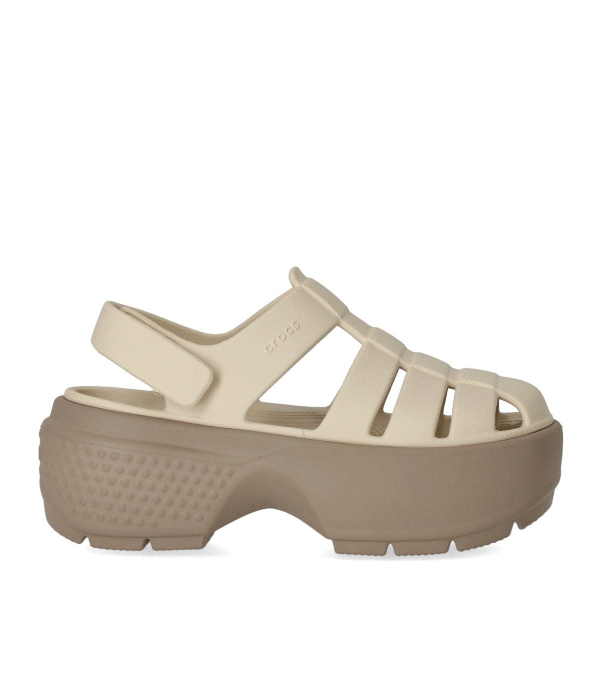 CROCS STOMP FISHERMAN BEIGE SANDAL