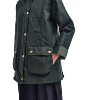 BARBOUR BEADNELL WAX SAGE GREEN JACKET