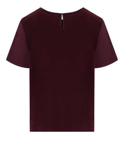 MAX MARA WEEKEND ZONA BURGUNDY BLOUSE