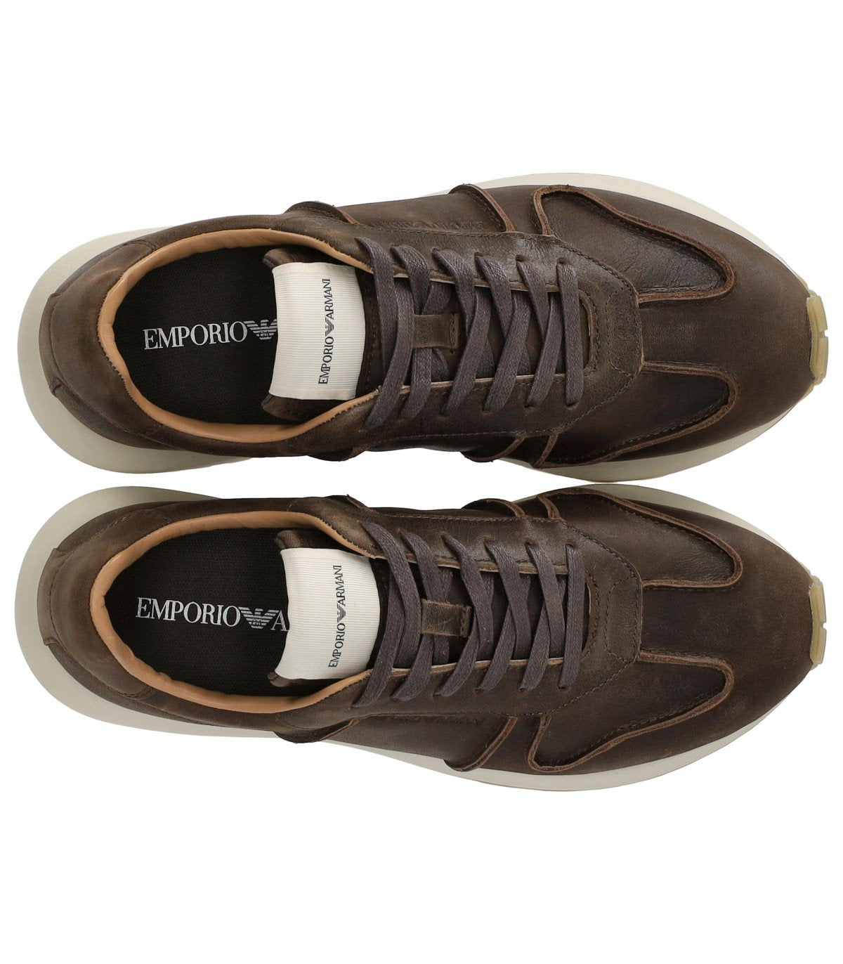 SNEAKER MARRONE EMPORIO ARMANI