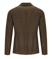 BOB DOVER BROWN SINGLE-BREASTED JACKET