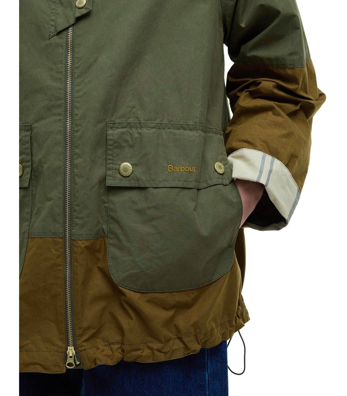 BARBOUR HAYLEY DUSKY GREEN JACKET