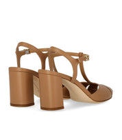SERGIO LEVANTESI GISELLE BEIGE HEELED SANDAL
