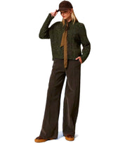 TWINSET CHOCOLATE CORDUROY PANTS
