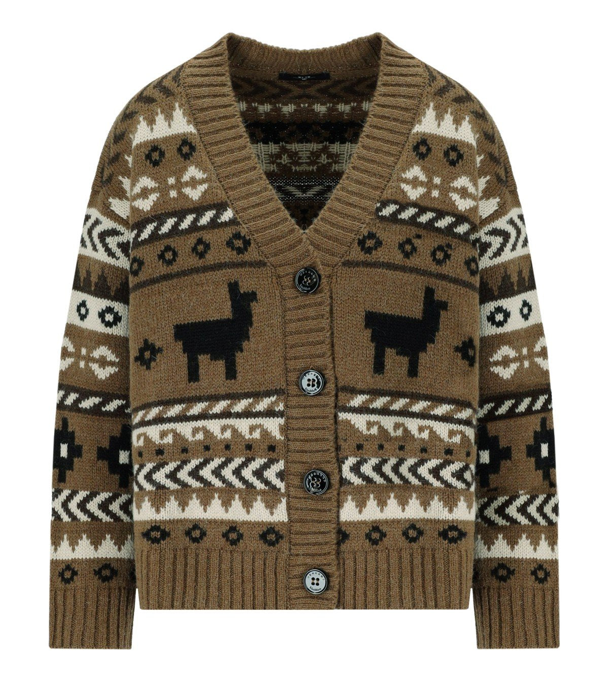 CARDIGAN OVATTA MARRON MAX MARA WEEKEND