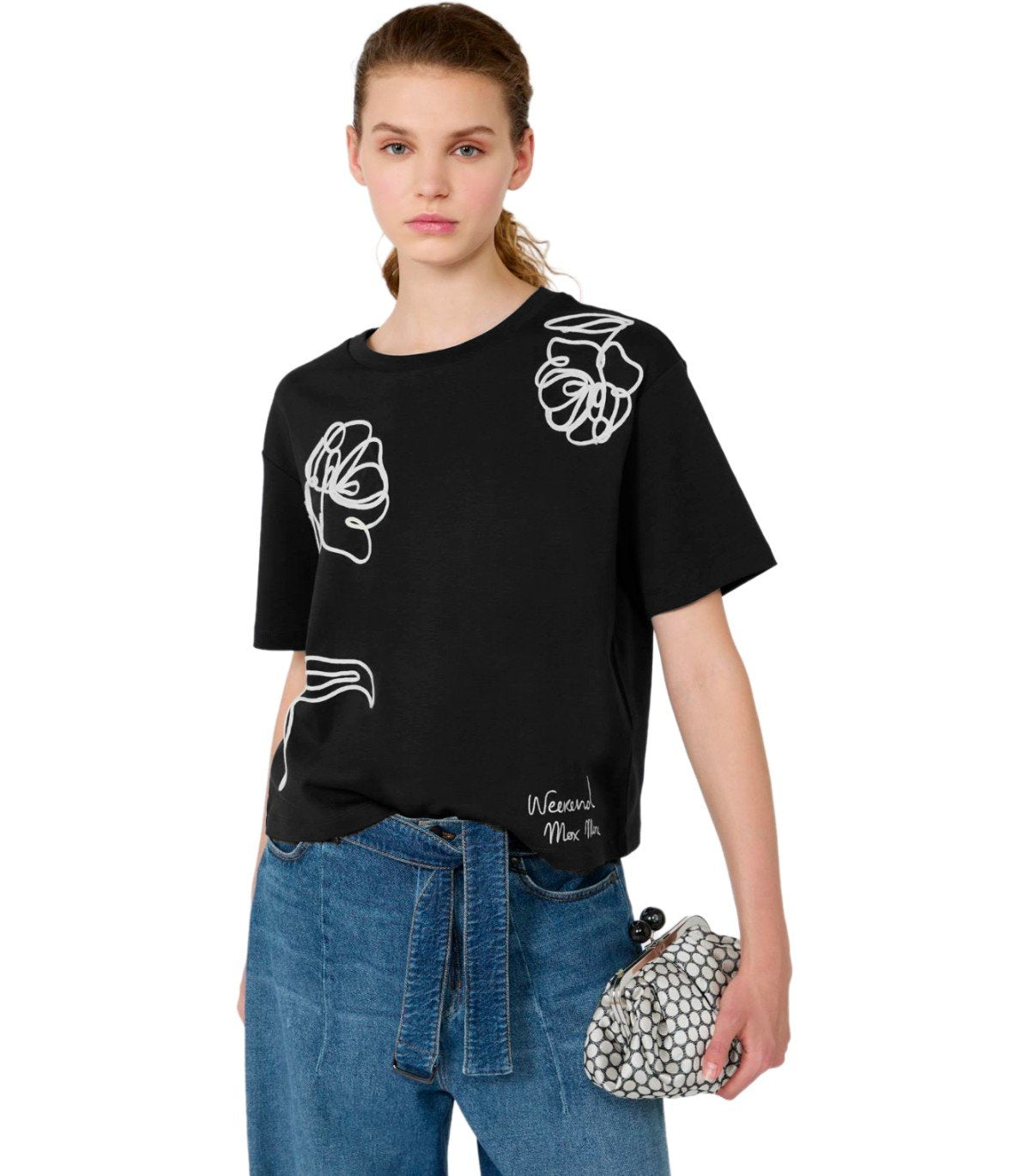 T-SHIRT SALA NERA MAX MARA WEEKEND