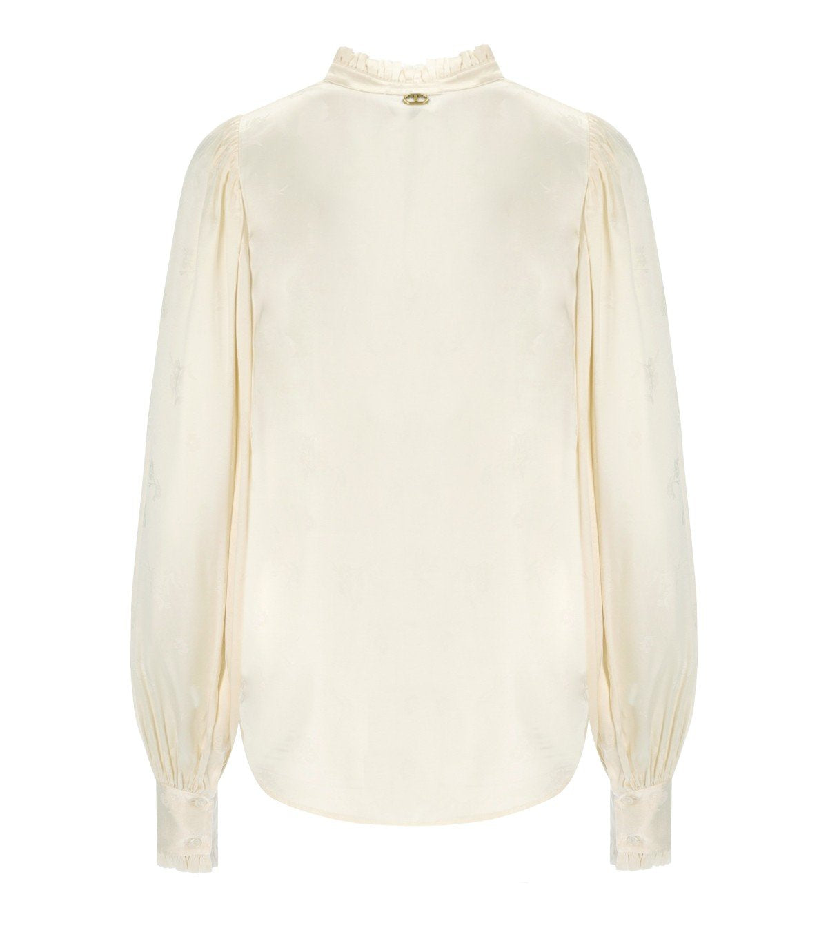 TWINSET CREAM JACQUARD SHIRT