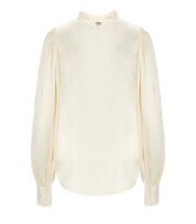 TWINSET CREAM JACQUARD SHIRT