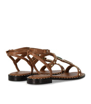 SANDALE PLATE PENNY MARRONE ASH