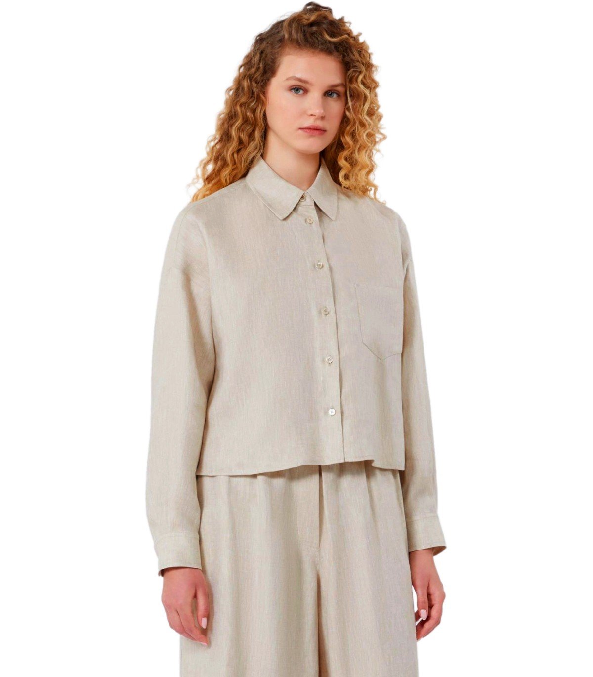 MAX MARA WEEKEND CAPO BEIGE SHIRT JACKET