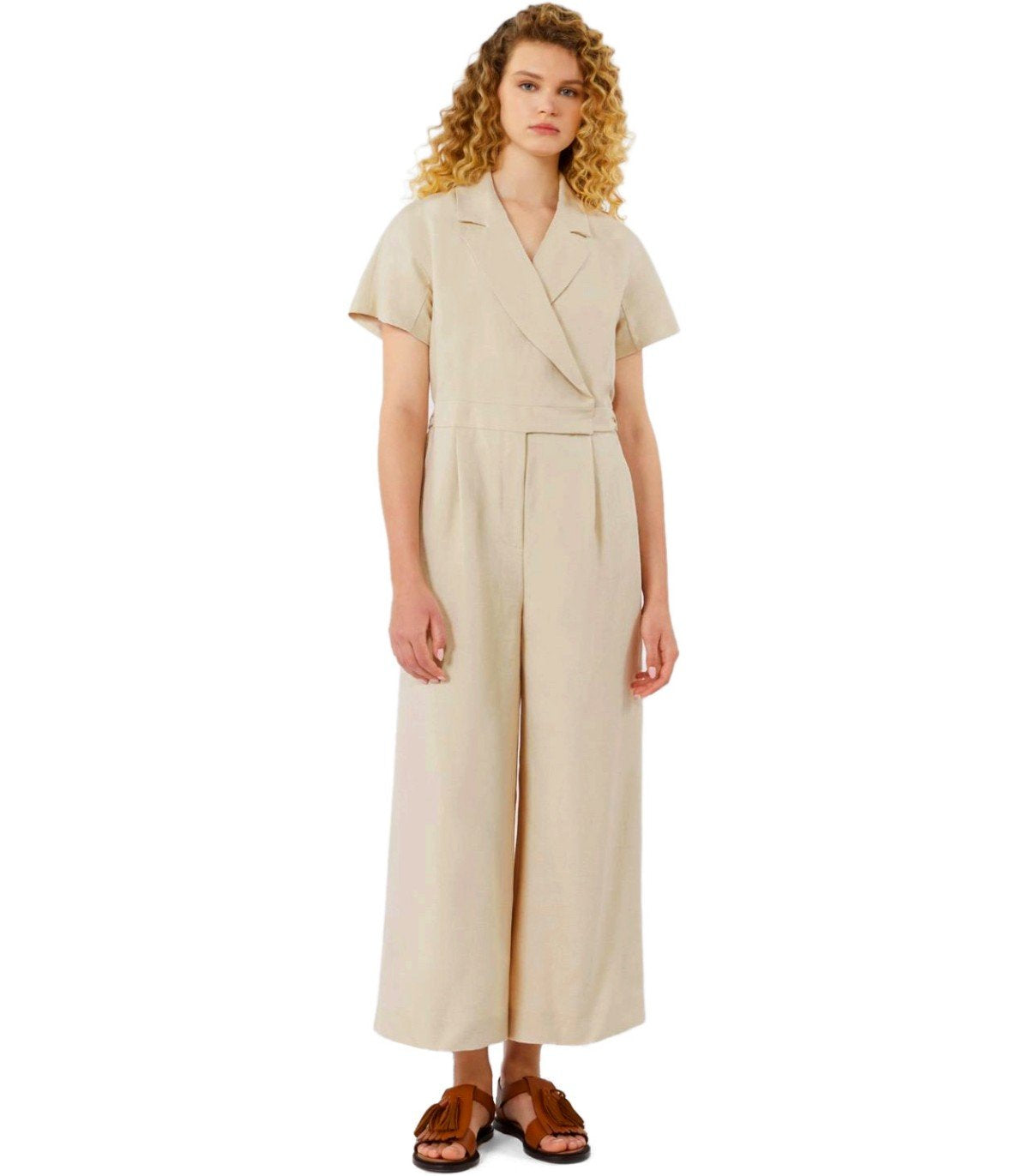 MAX MARA WEEKEND OBLATO BEIGE JUMPSUIT
