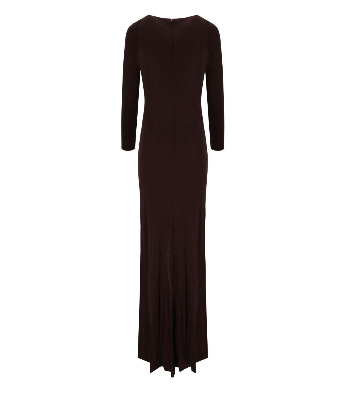 ELISABETTA FRANCHI RED DUNKLEBRAUNES KLEID