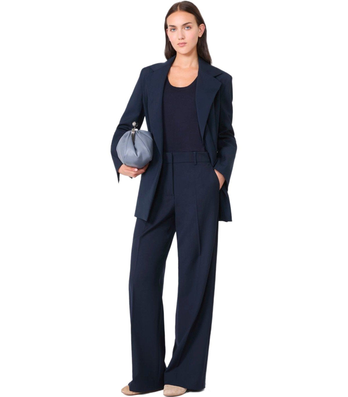 MAX MARA WEEKEND VISIVO BLUE PANTS