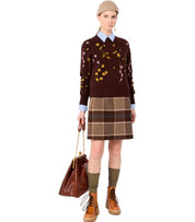 GONNA CORTA PESCHE CHECK MAX MARA WEEKEND 